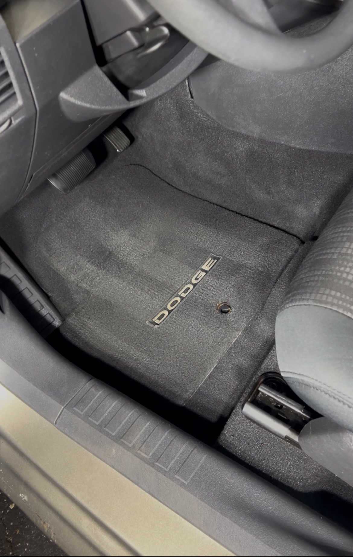 Interior floor after cleaning